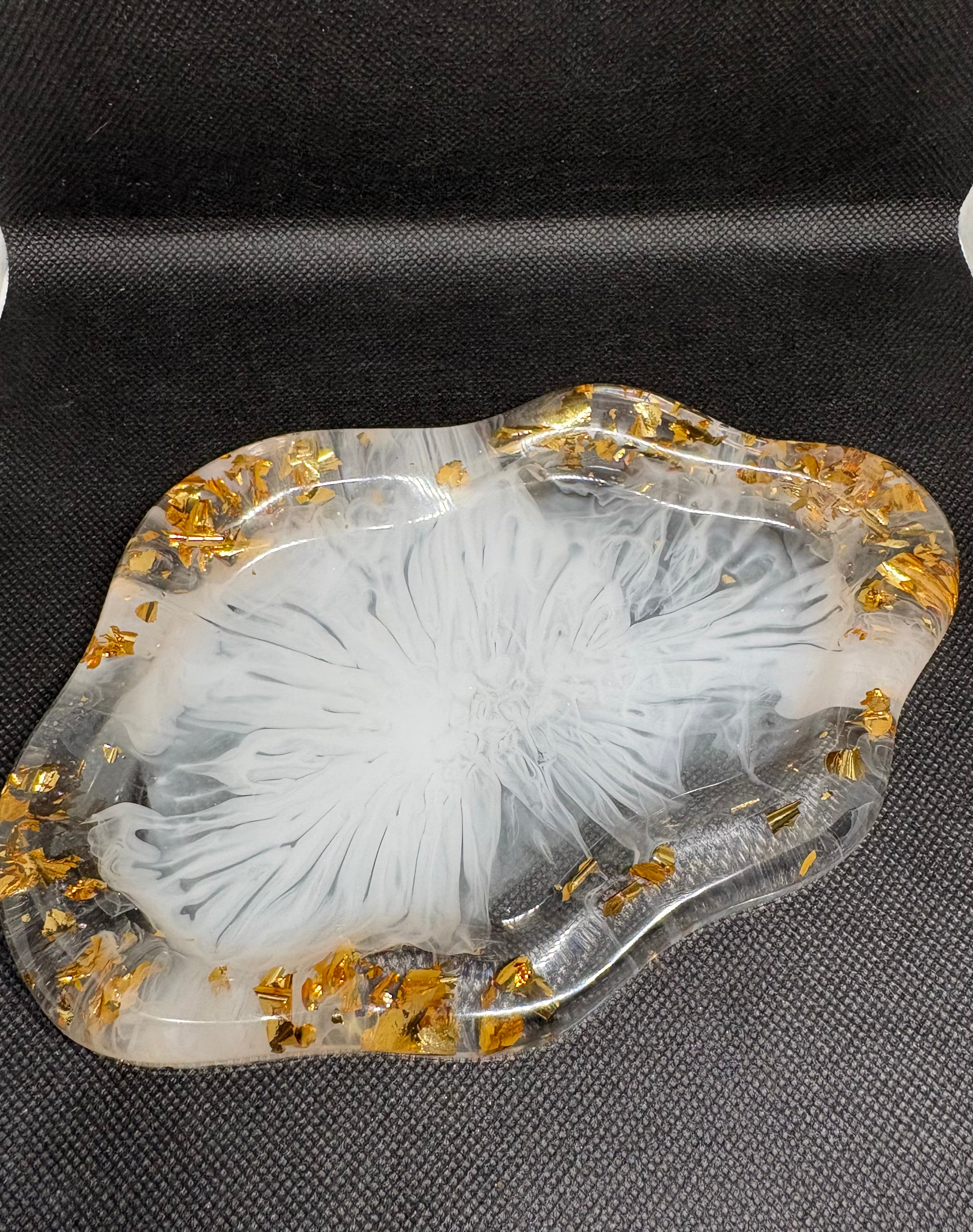 Ensemble Distributeur de savon porte-bague et plateau