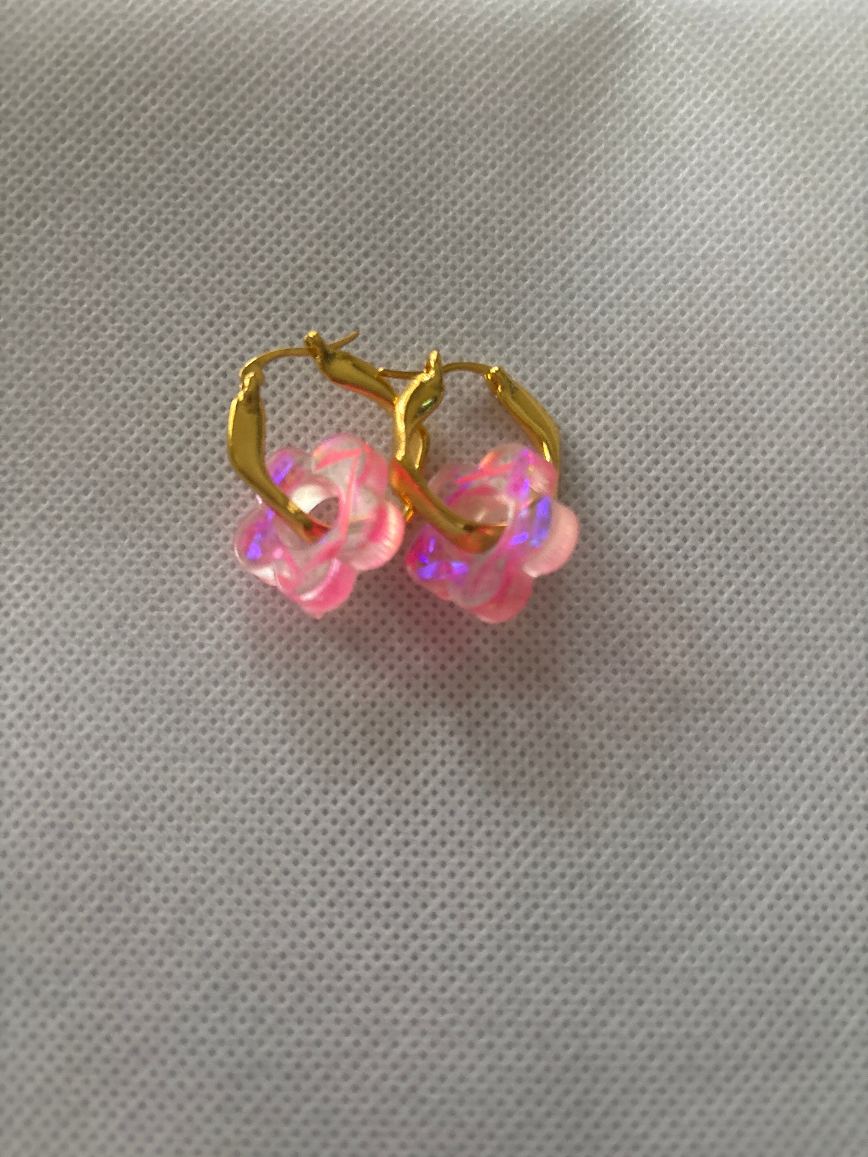 Pampille fleur interchangeable